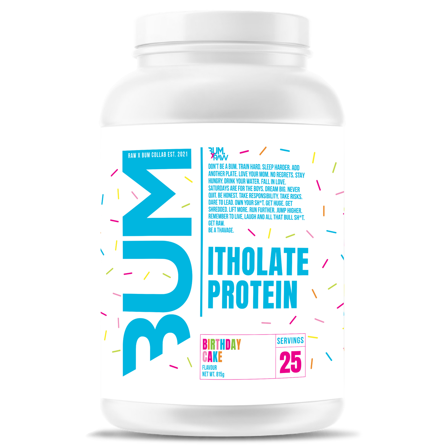 CBUM ITHOLATE Protein Powder by RAW